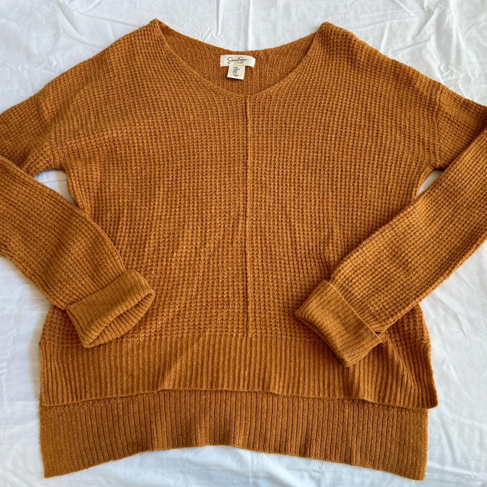 Jessica Simpson Warm Tan Knit Sweater